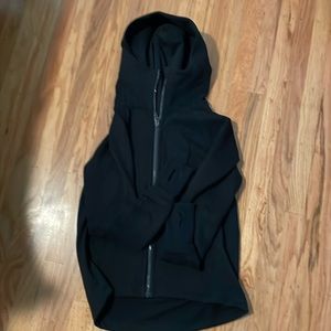 Black like new Lululemon zip up sweatshirt size 4